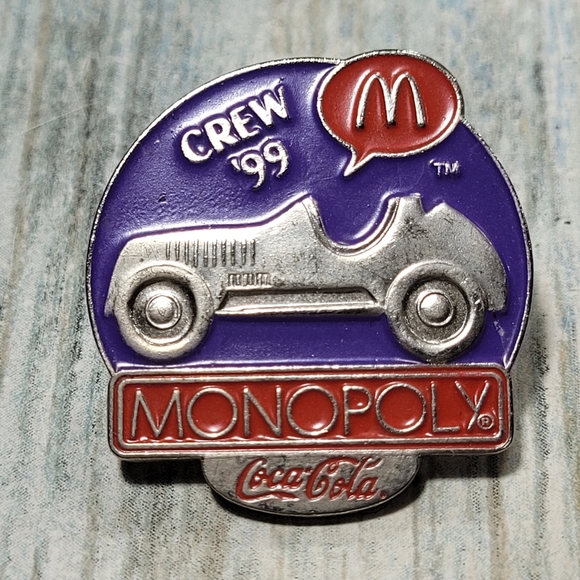 Vintage Monopoly 1999 Coca-Cola McDonald's Pin. - Picture 1 of 6